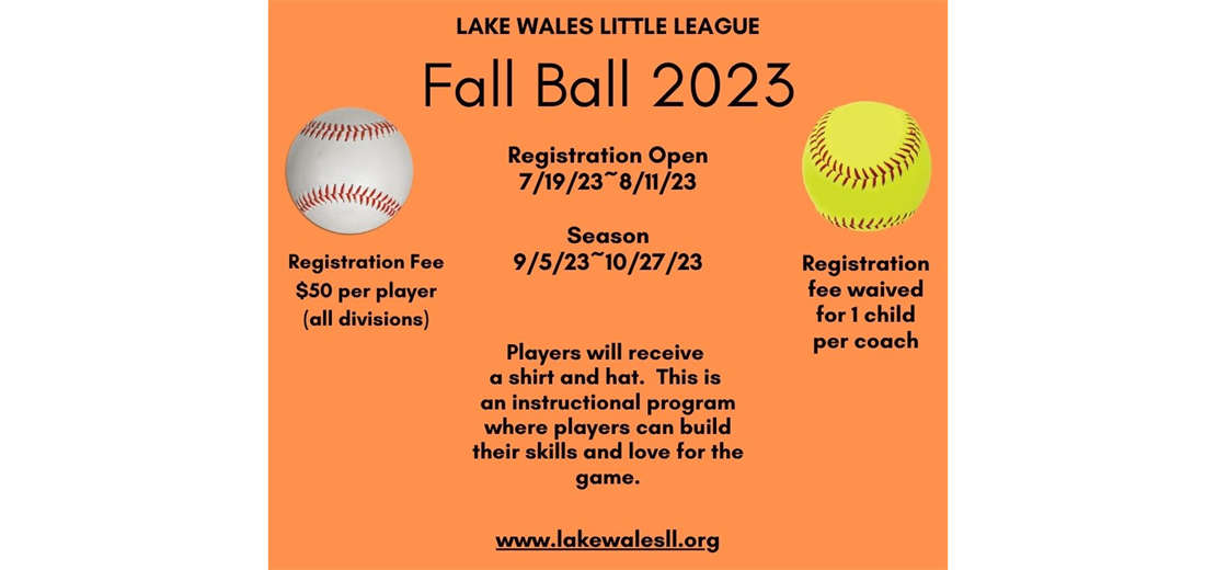 Fall Ball Registration